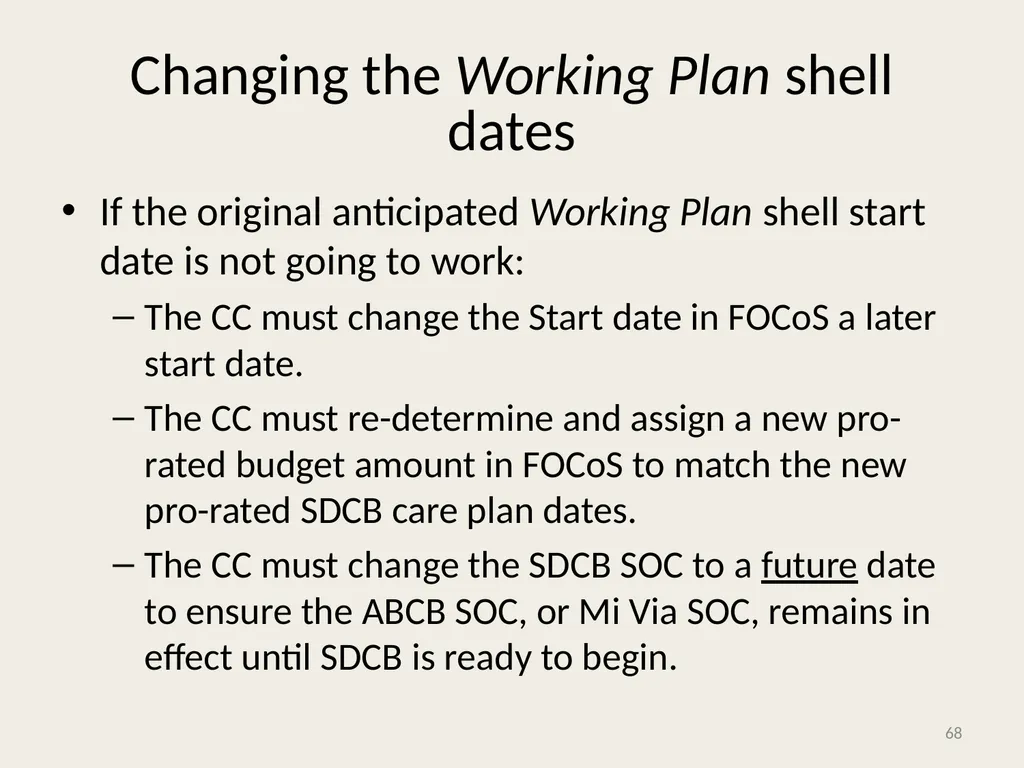Self-Directed Community Benefits HSD/MAD/SDCB - slide 68 of 86