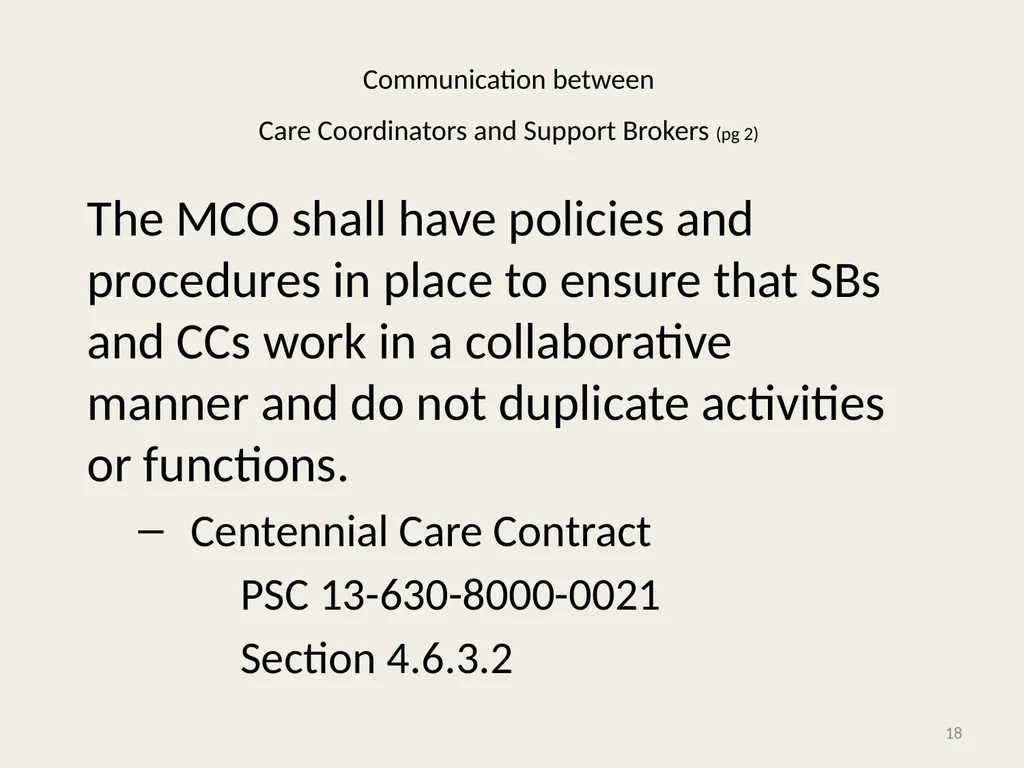Self-Directed Community Benefits HSD/MAD/SDCB - slide 18 of 86
