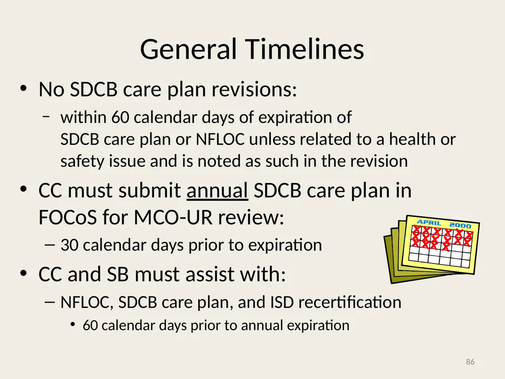 Self-Directed Community Benefits HSD/MAD/SDCB - slide 86 of 86