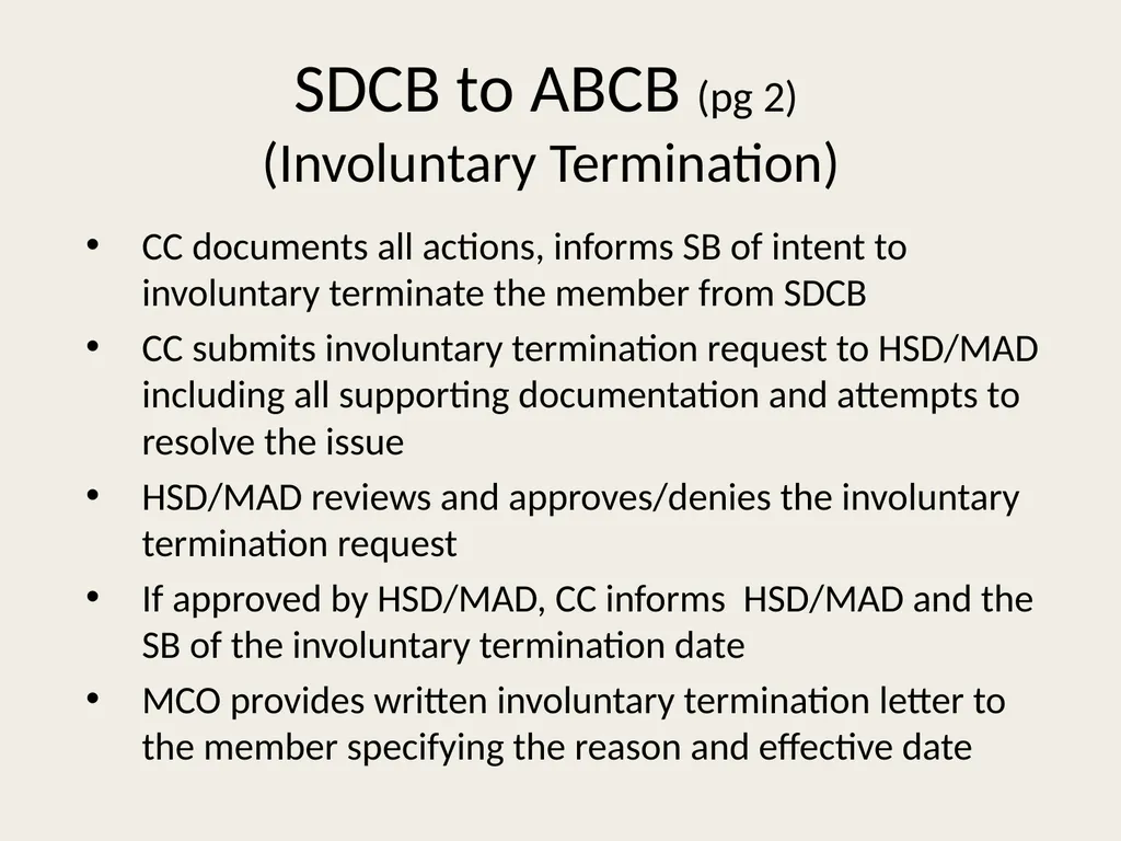 Self-Directed Community Benefits HSD/MAD/SDCB - slide 58 of 86
