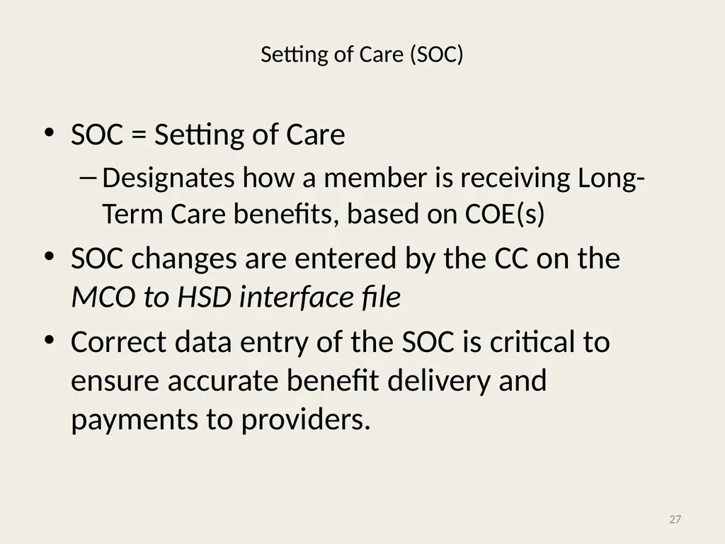 Self-Directed Community Benefits HSD/MAD/SDCB - slide 27 of 86