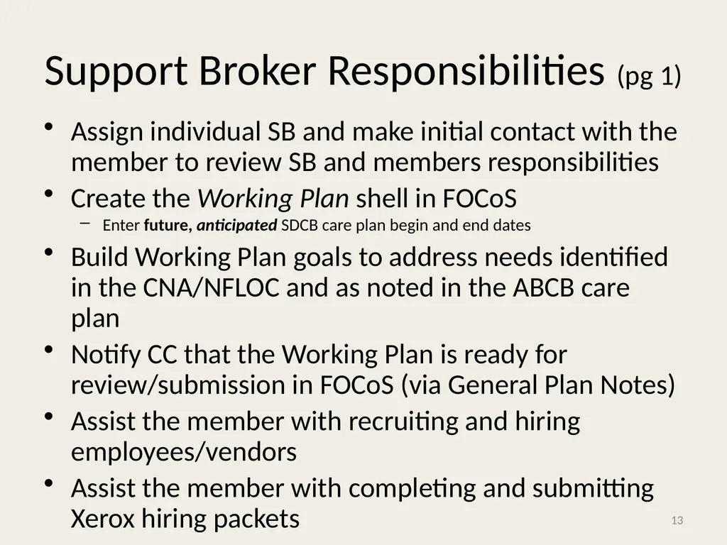 Self-Directed Community Benefits HSD/MAD/SDCB - slide 13 of 86