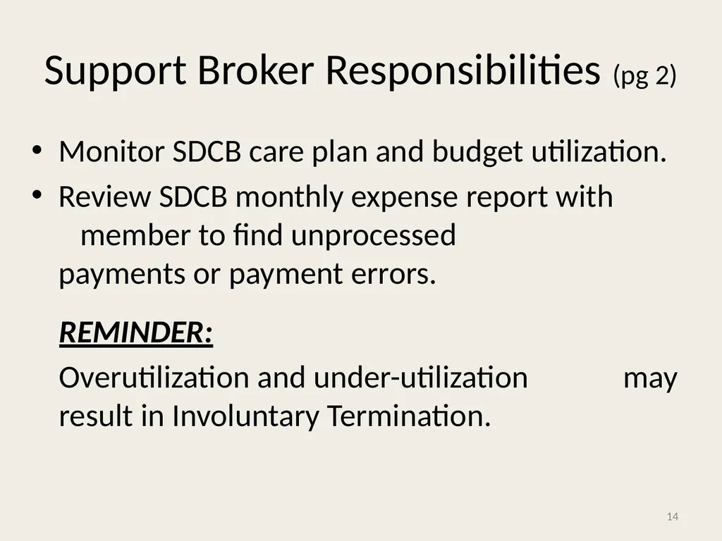 Self-Directed Community Benefits HSD/MAD/SDCB - slide 14 of 86