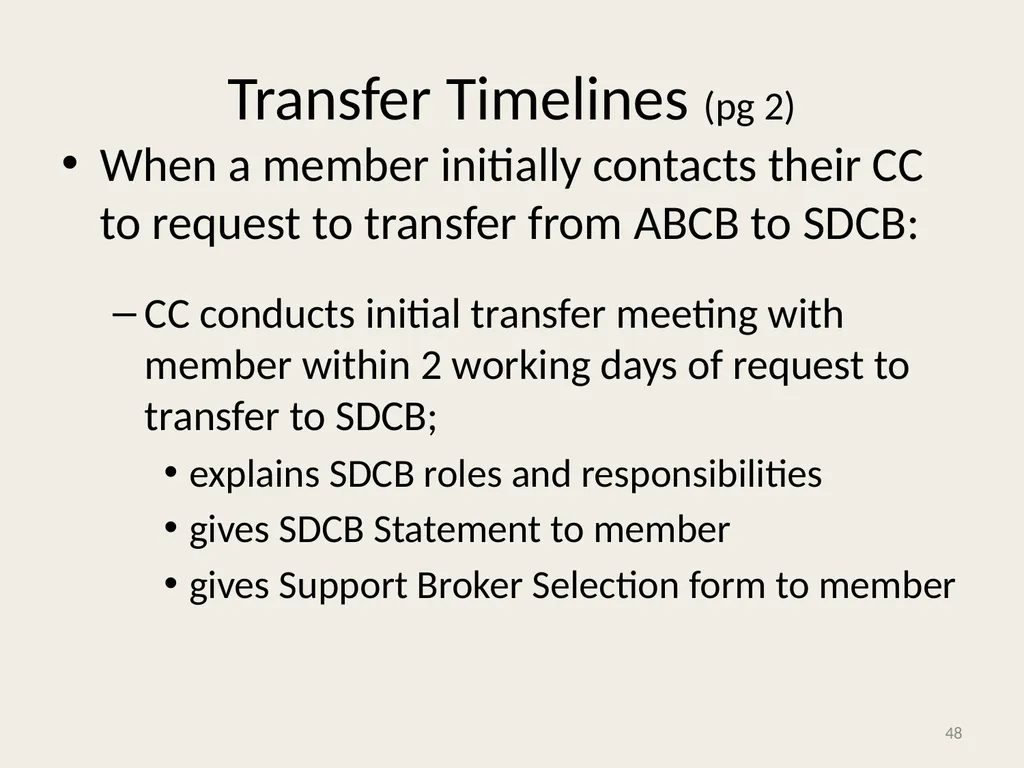 Self-Directed Community Benefits HSD/MAD/SDCB - slide 48 of 86