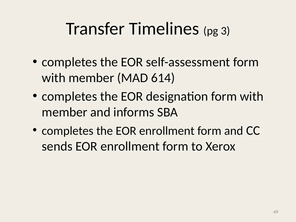 Self-Directed Community Benefits HSD/MAD/SDCB - slide 49 of 86