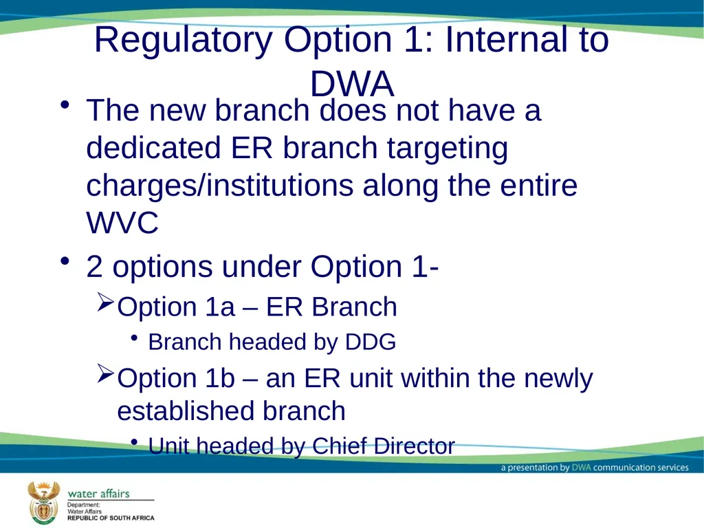 Economic Regulator: Options and Models Report - slide 17 of 30