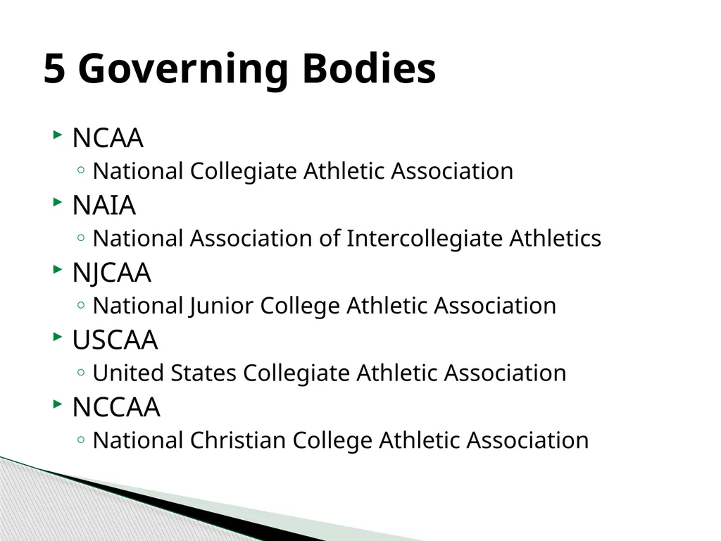 Recruiting 101 Rules and Calendars NCAA National - slide 2 of 27