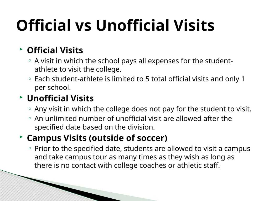 Recruiting 101 Rules and Calendars NCAA National - slide 25 of 27
