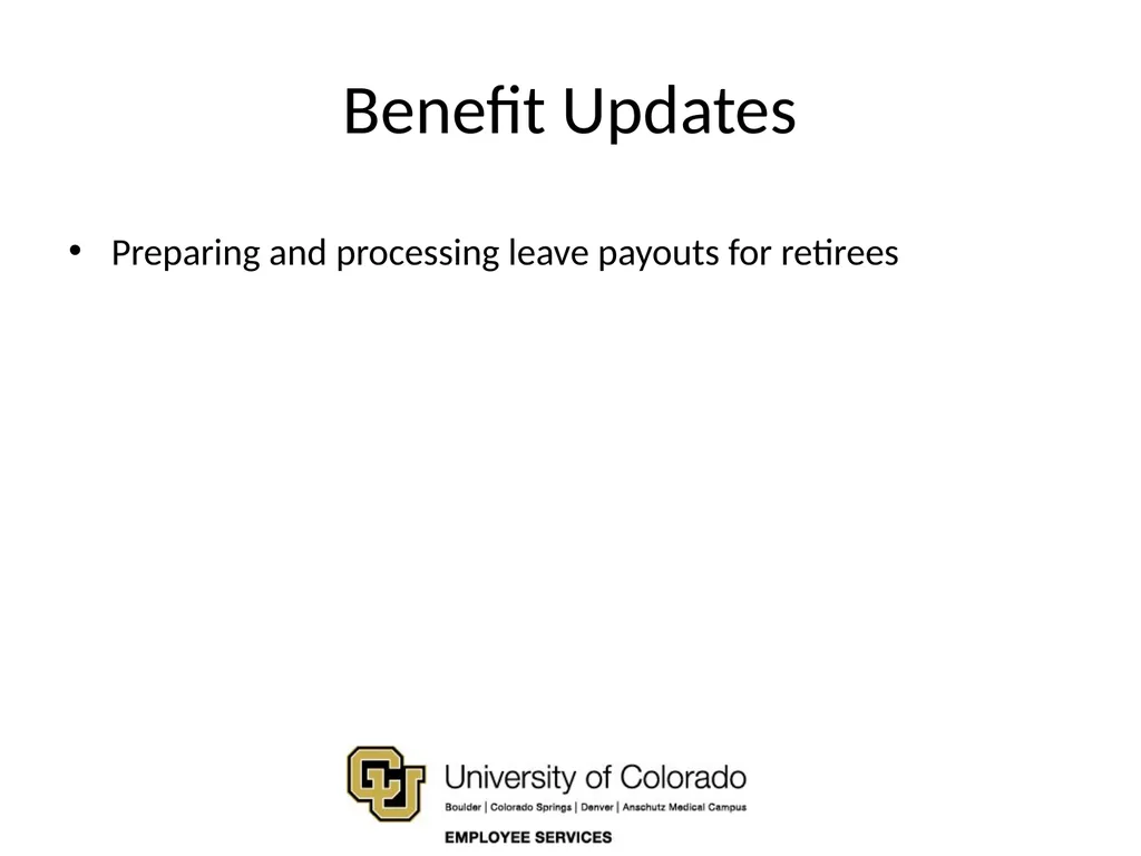 Employee Services / System Business Partner - slide 10 of 18