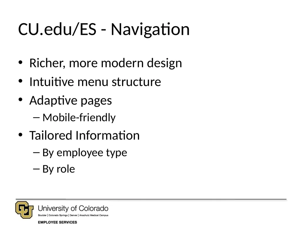 Employee Services / System Business Partner - slide 13 of 18