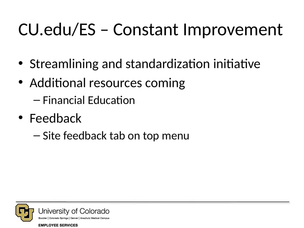 Employee Services / System Business Partner - slide 16 of 18
