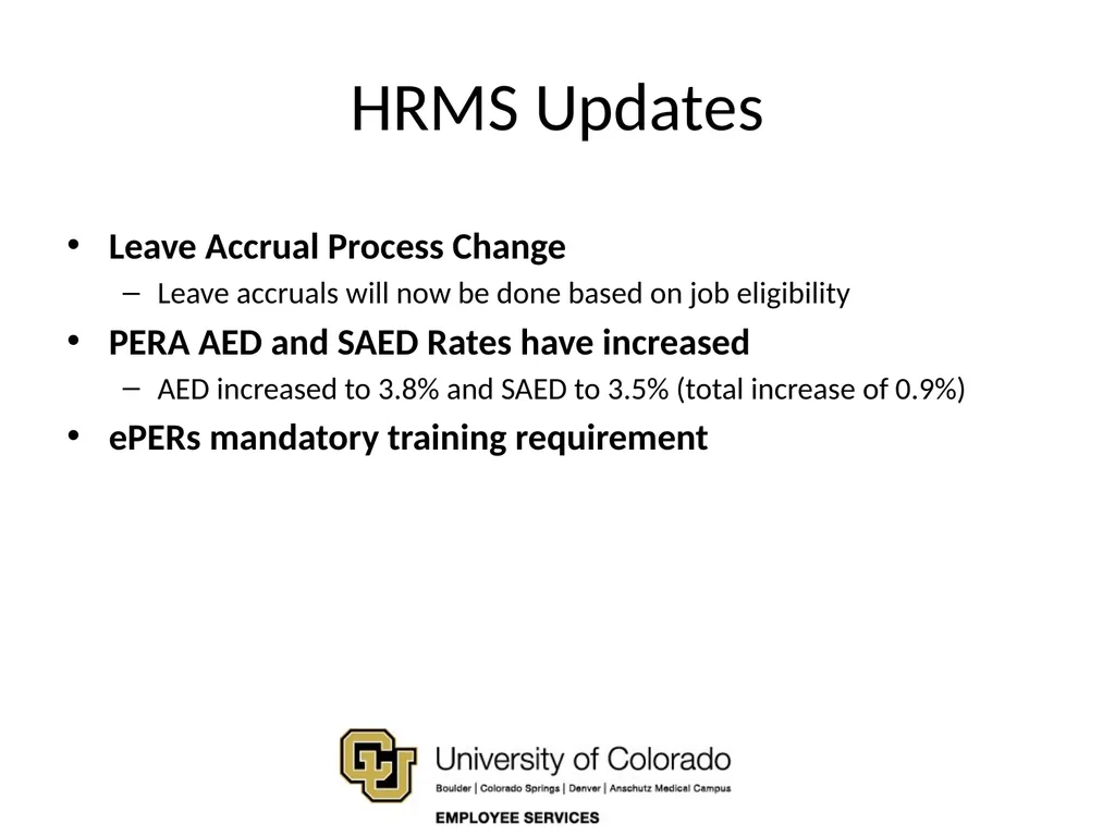 Employee Services / System Business Partner - slide 2 of 18