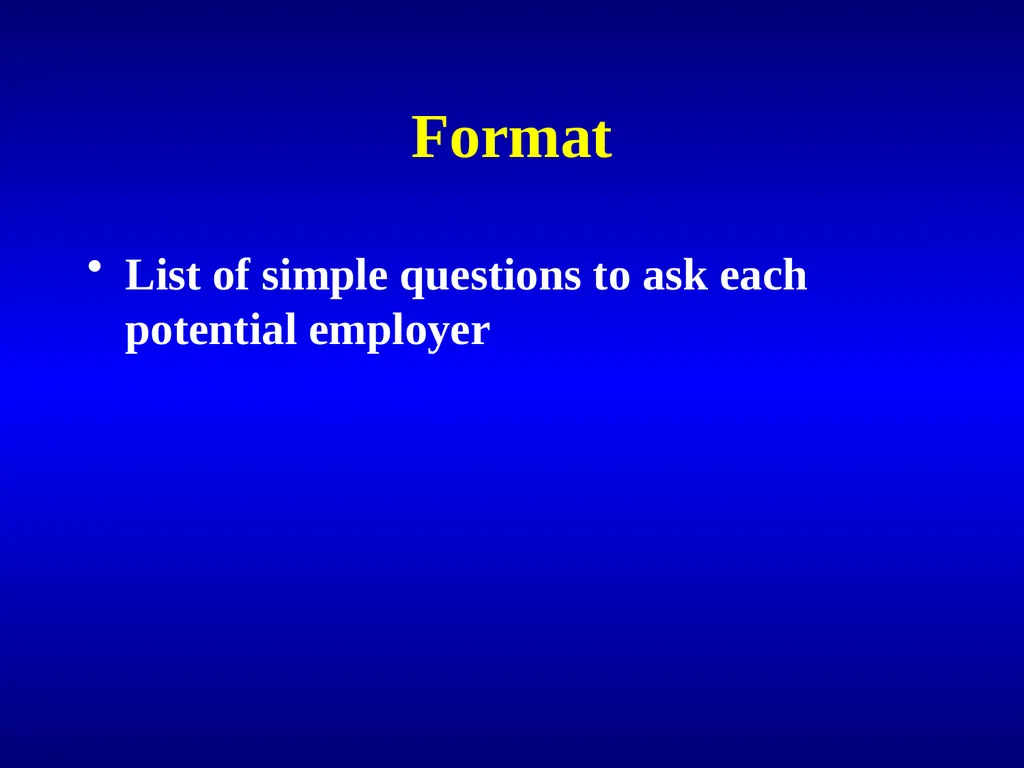 Tips for a Successful Job Search How to Evaluate - slide 6 of 88