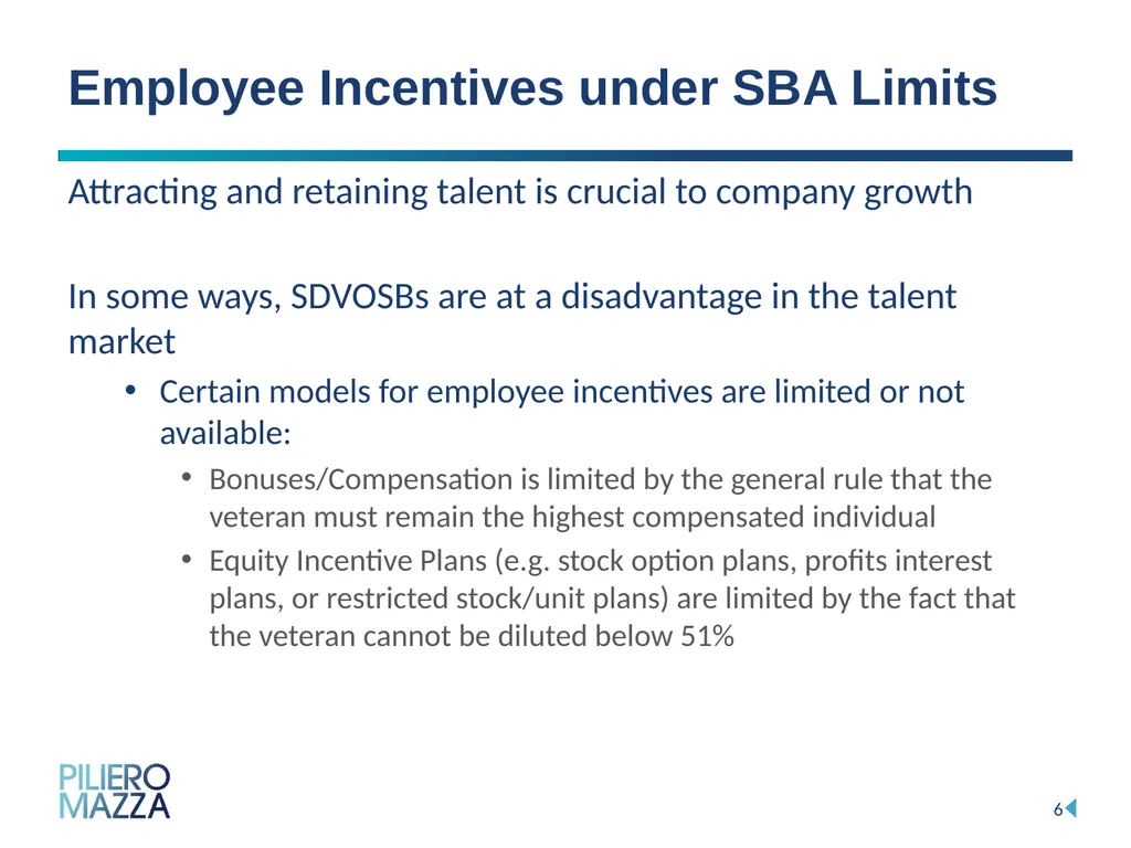 Equity Incentive Programs: Strategies for Employee - slide 6 of 15