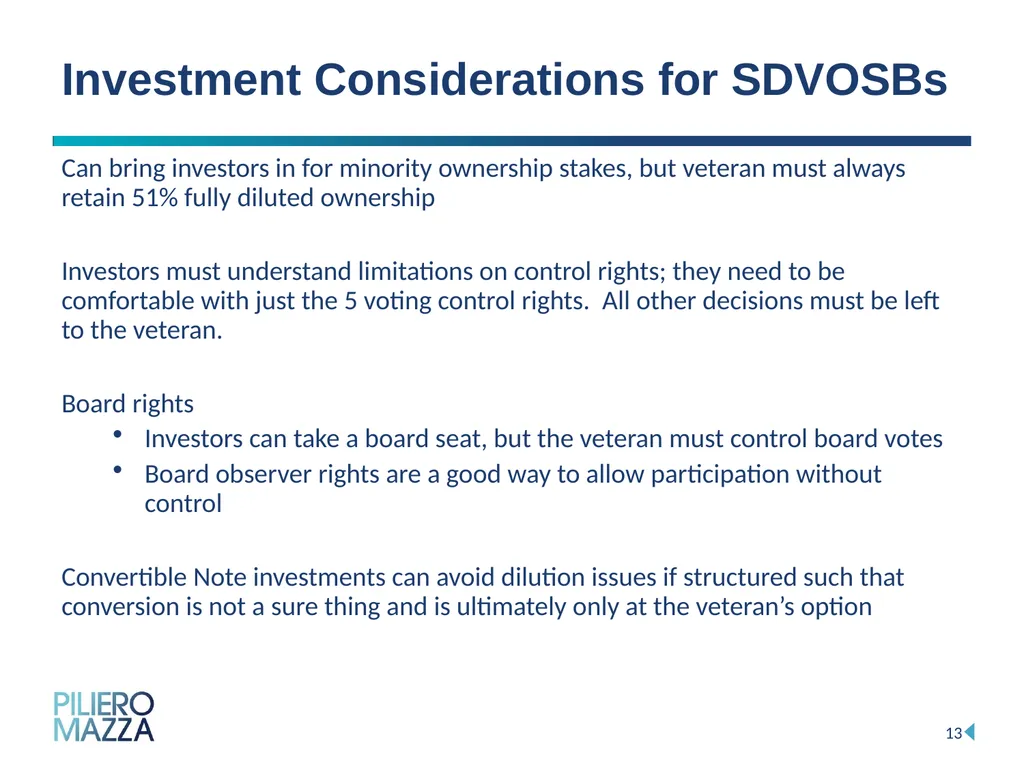 Equity Incentive Programs: Strategies for Employee - slide 13 of 15