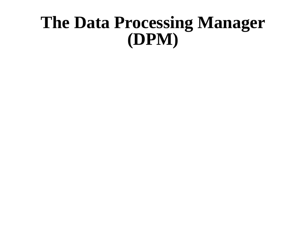 ADMINISTRATIVE STRUCTURE OF A COMPUTER CENTRE The - slide 30 of 76