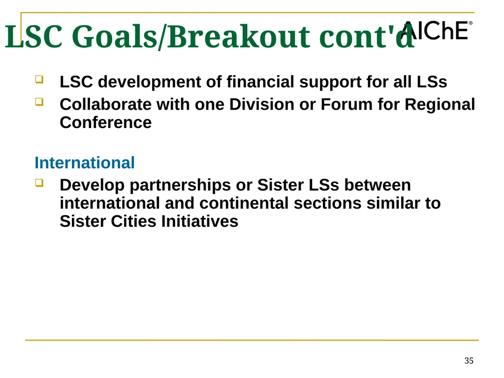 Welcome to the Local Sections Committee (LSC) - slide 35 of 35