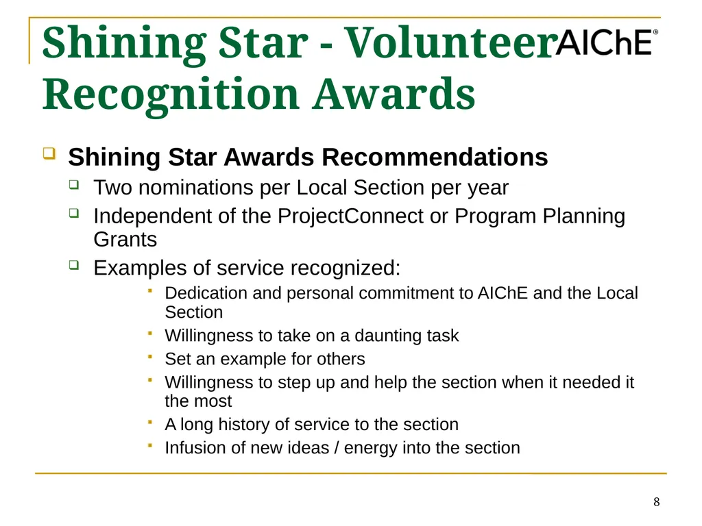 Welcome to the Local Sections Committee (LSC) - slide 8 of 35