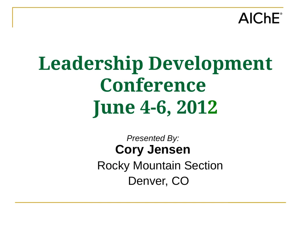 Welcome to the Local Sections Committee (LSC) - slide 30 of 35