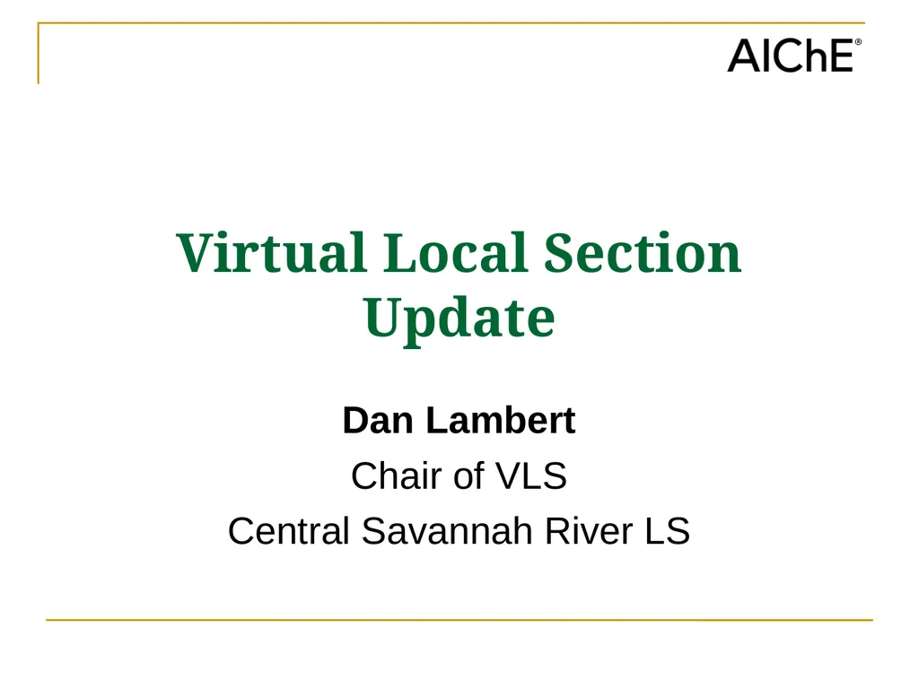 Welcome to the Local Sections Committee (LSC) - slide 10 of 35