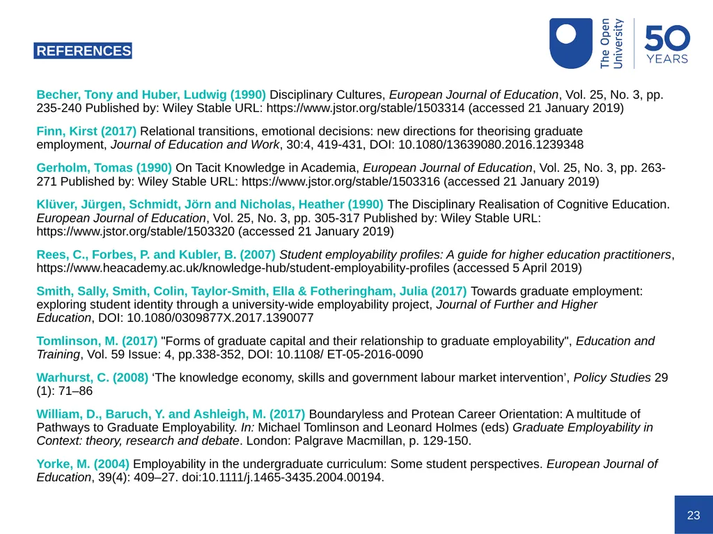 A ‘capitalist’ approach to student employability - slide 23 of 24