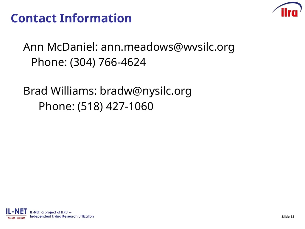 Leading Statewide Strategic Planning October 7, - slide 33 of 35