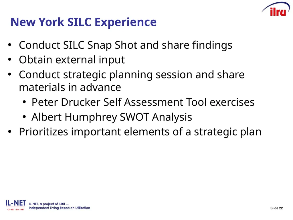 Leading Statewide Strategic Planning October 7, - slide 22 of 35
