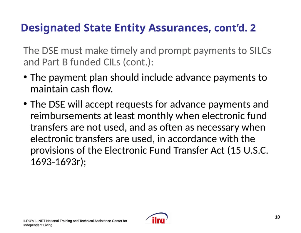 >>Slide 1 IL-NET National Training and Technical - slide 10 of 36