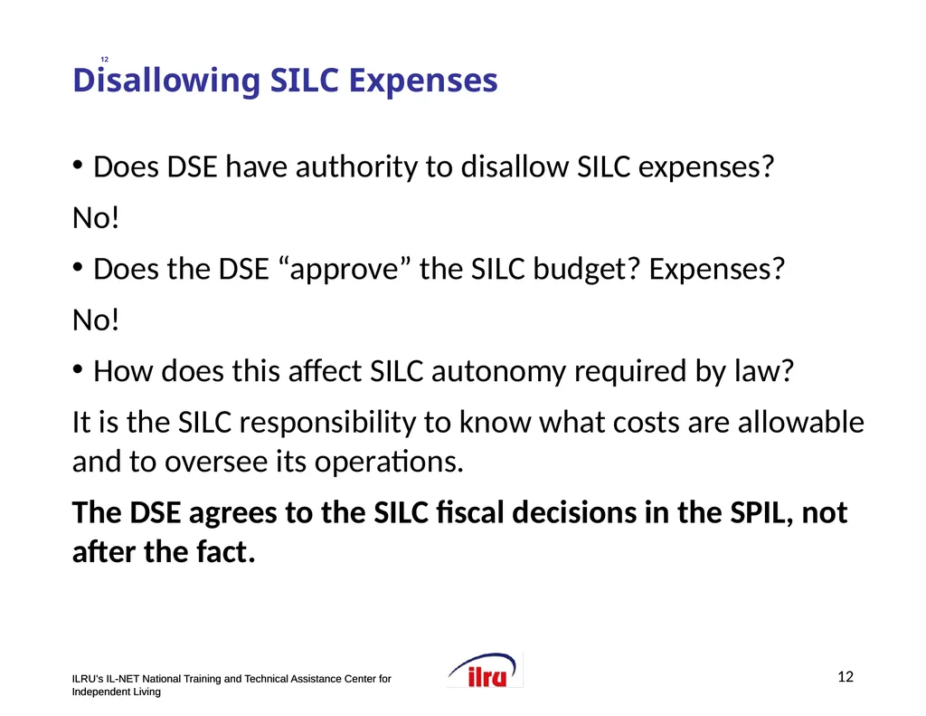 >>Slide 1 IL-NET National Training and Technical - slide 12 of 36