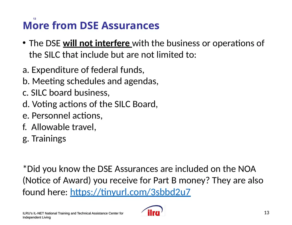 >>Slide 1 IL-NET National Training and Technical - slide 13 of 36