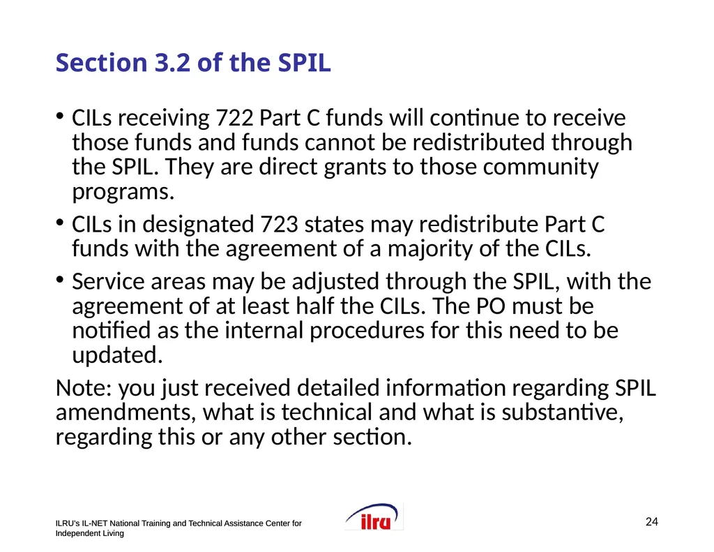 >>Slide 1 IL-NET National Training and Technical - slide 24 of 36