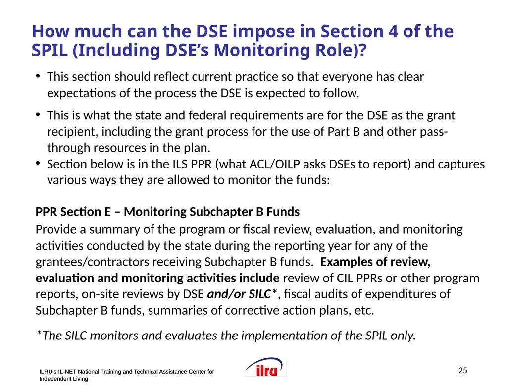 >>Slide 1 IL-NET National Training and Technical - slide 25 of 36