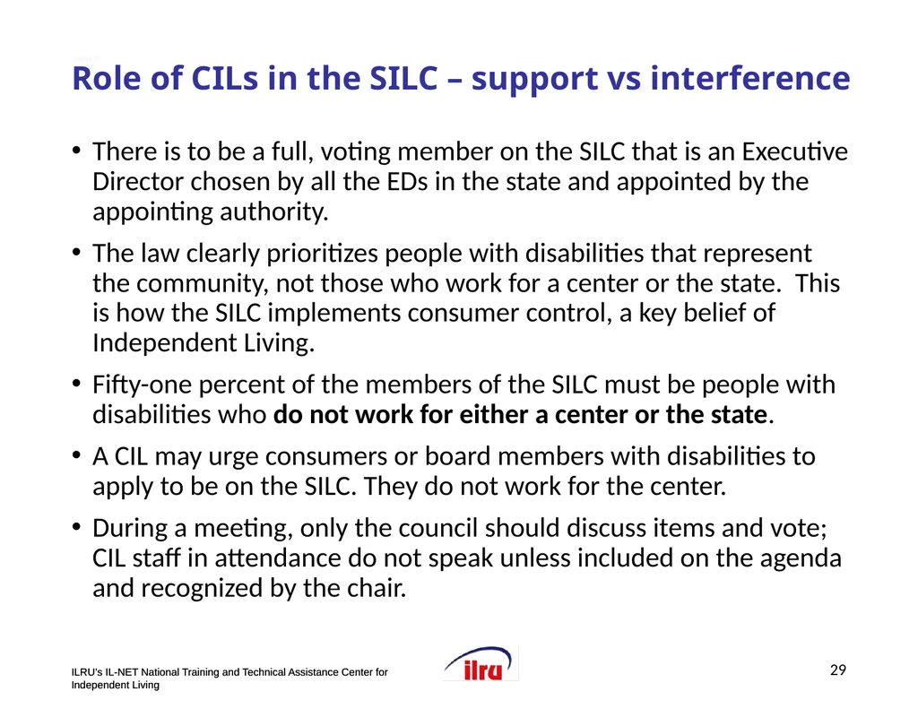 >>Slide 1 IL-NET National Training and Technical - slide 29 of 36