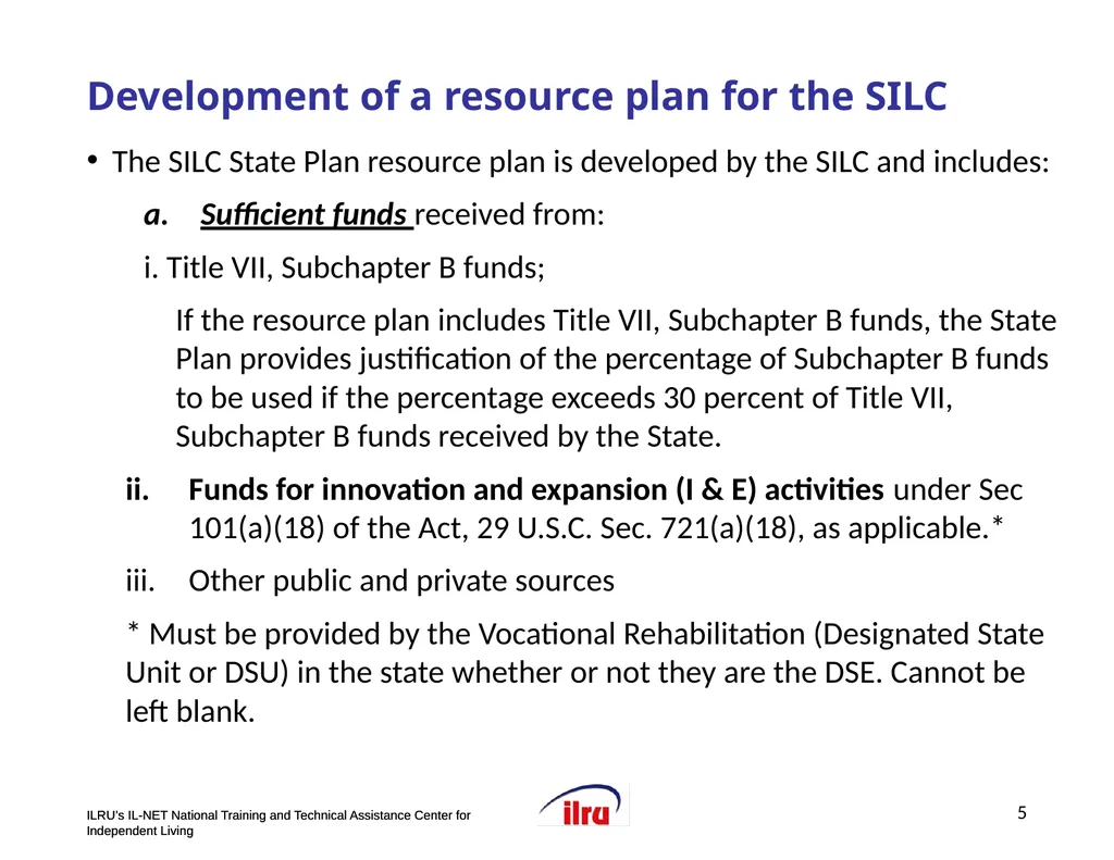 >>Slide 1 IL-NET National Training and Technical - slide 5 of 36