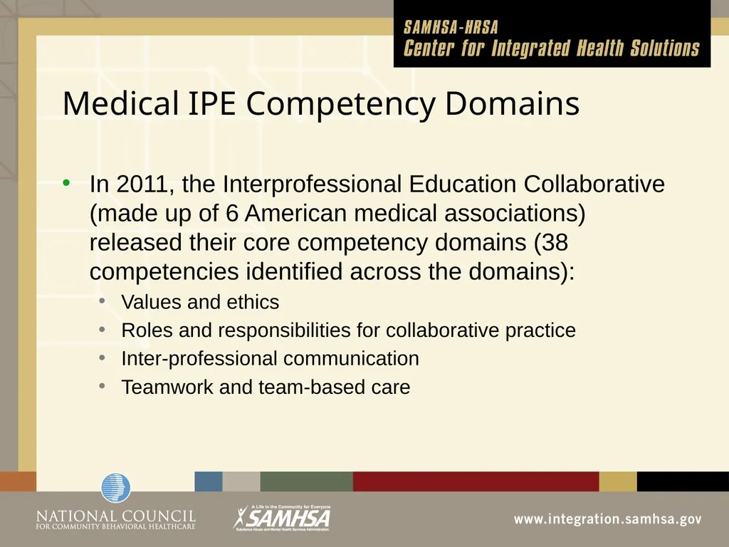 Implementing Integrated Behavioral Healthcare - slide 19 of 49
