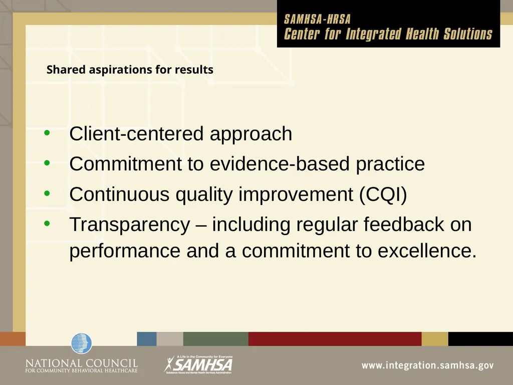 Implementing Integrated Behavioral Healthcare - slide 41 of 49