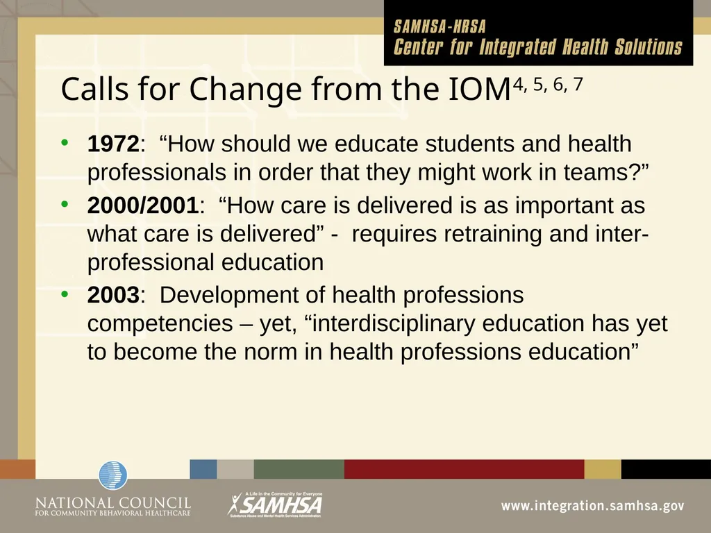 Implementing Integrated Behavioral Healthcare - slide 14 of 49