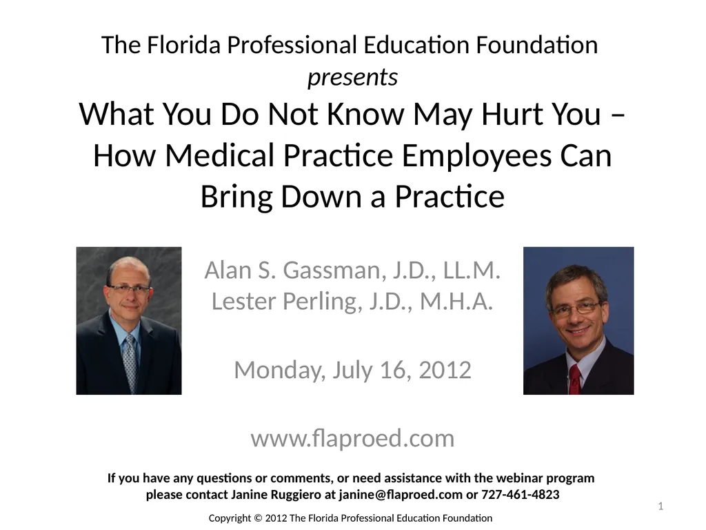 The Florida Professional Education Foundation