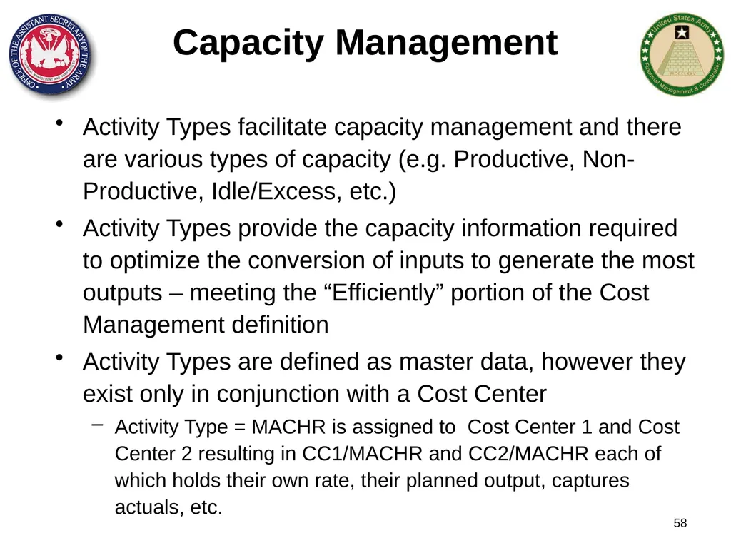 Section 1: Cost Management Overview What are costs - slide 58 of 122