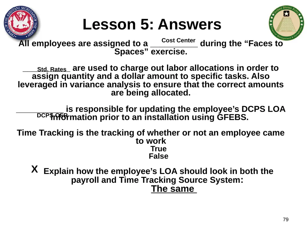 Section 1: Cost Management Overview What are costs - slide 79 of 122