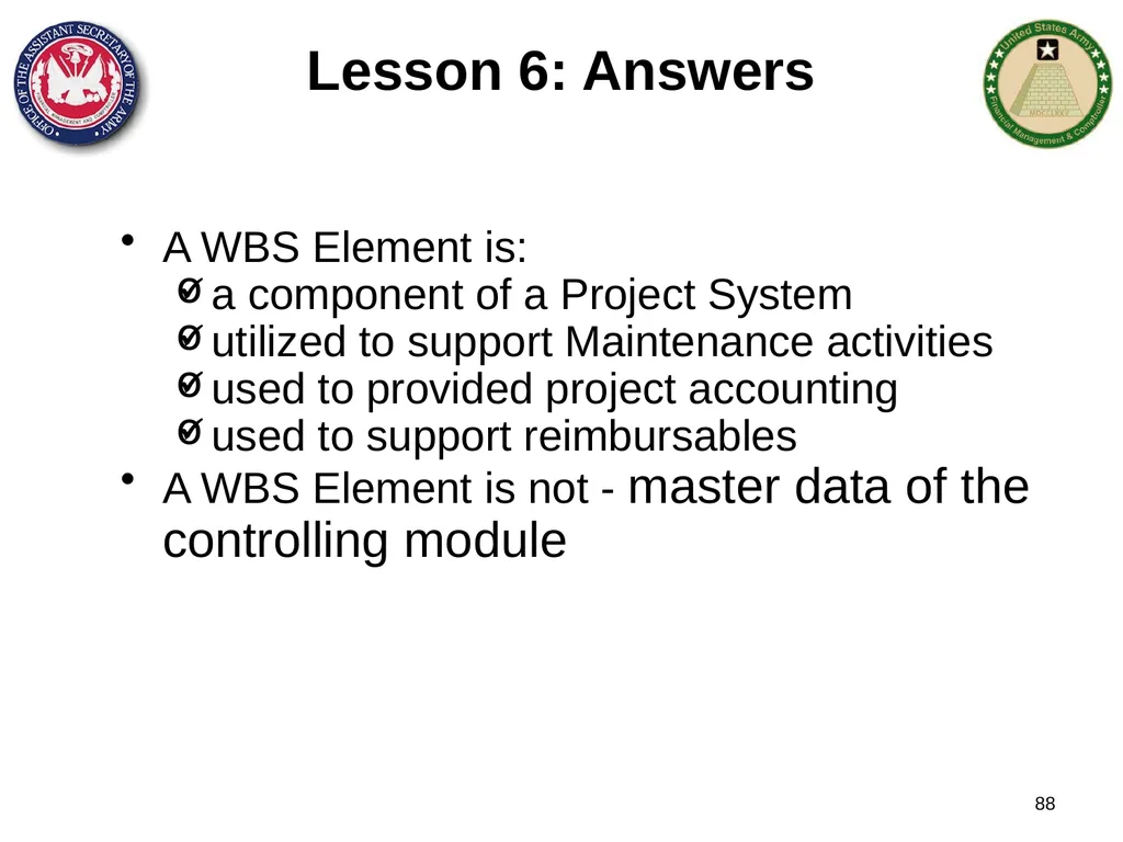 Section 1: Cost Management Overview What are costs - slide 88 of 122