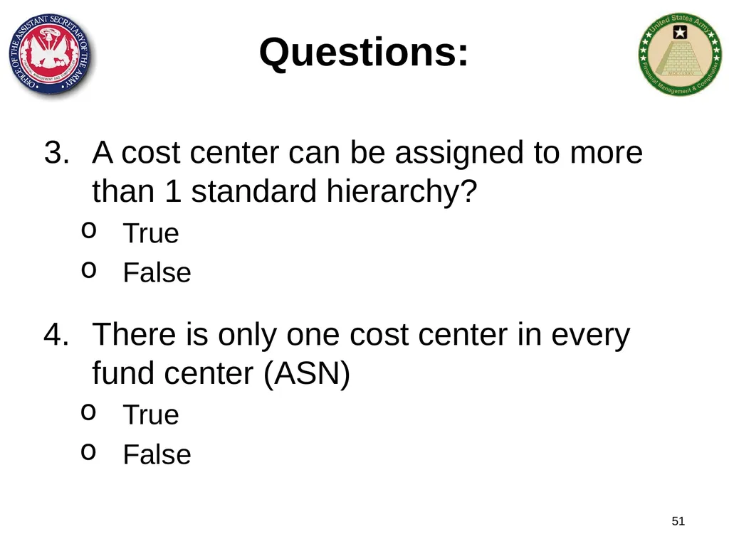 Section 1: Cost Management Overview What are costs - slide 51 of 122