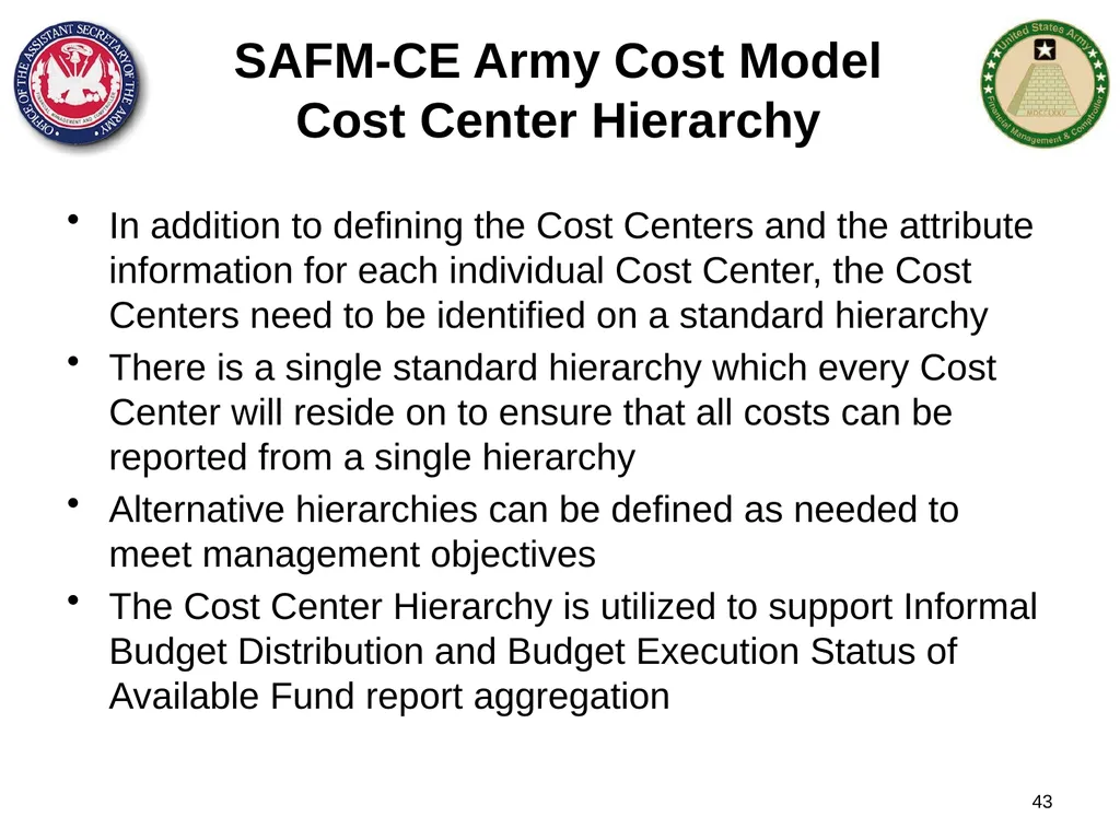 Section 1: Cost Management Overview What are costs - slide 43 of 122