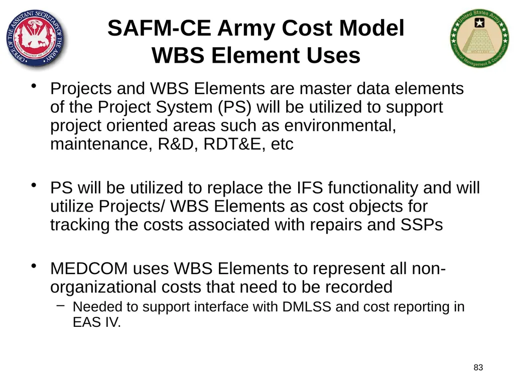 Section 1: Cost Management Overview What are costs - slide 83 of 122