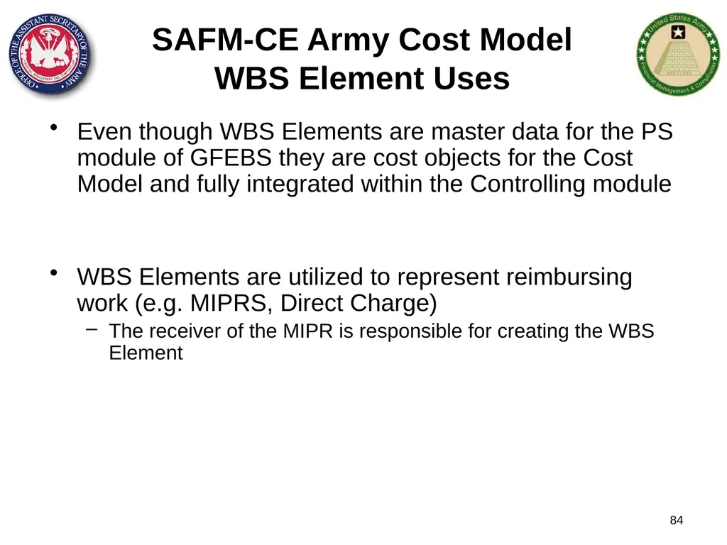 Section 1: Cost Management Overview What are costs - slide 84 of 122