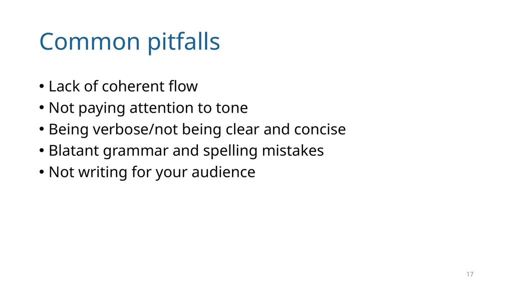 Write Good, Part 1 Structuring Your Writing June - slide 17 of 56