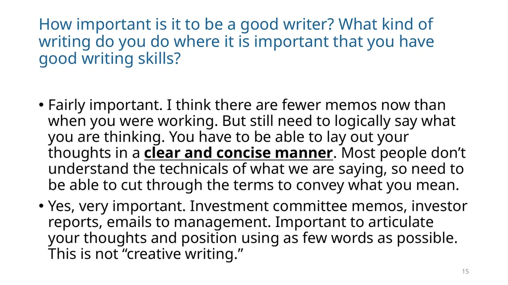 Write Good, Part 1 Structuring Your Writing June - slide 15 of 56