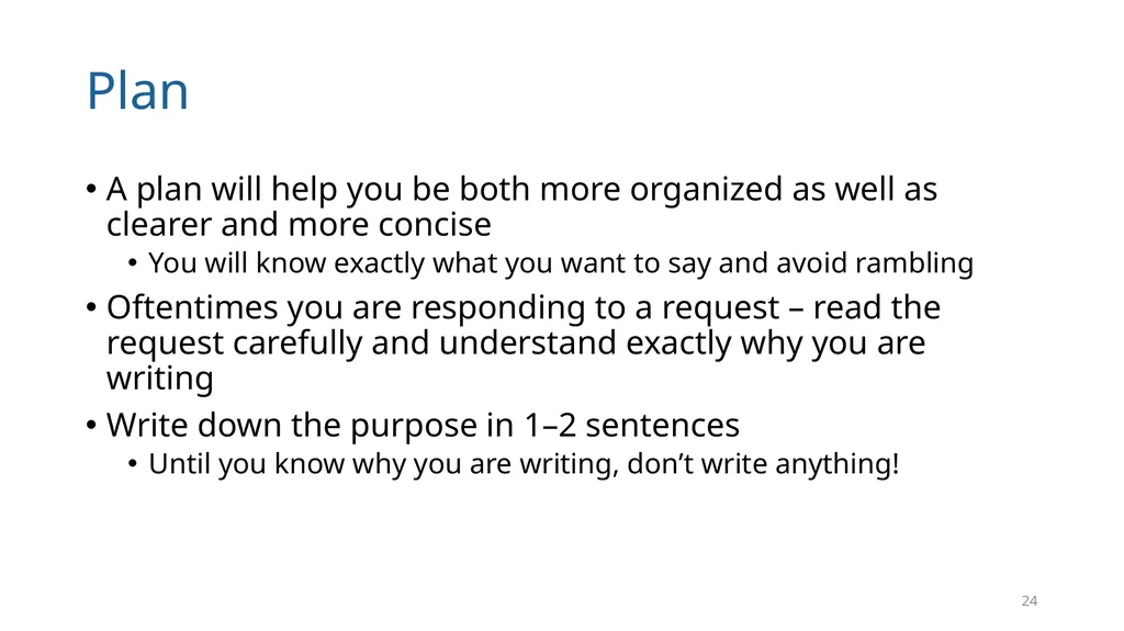 Write Good, Part 1 Structuring Your Writing June - slide 24 of 56