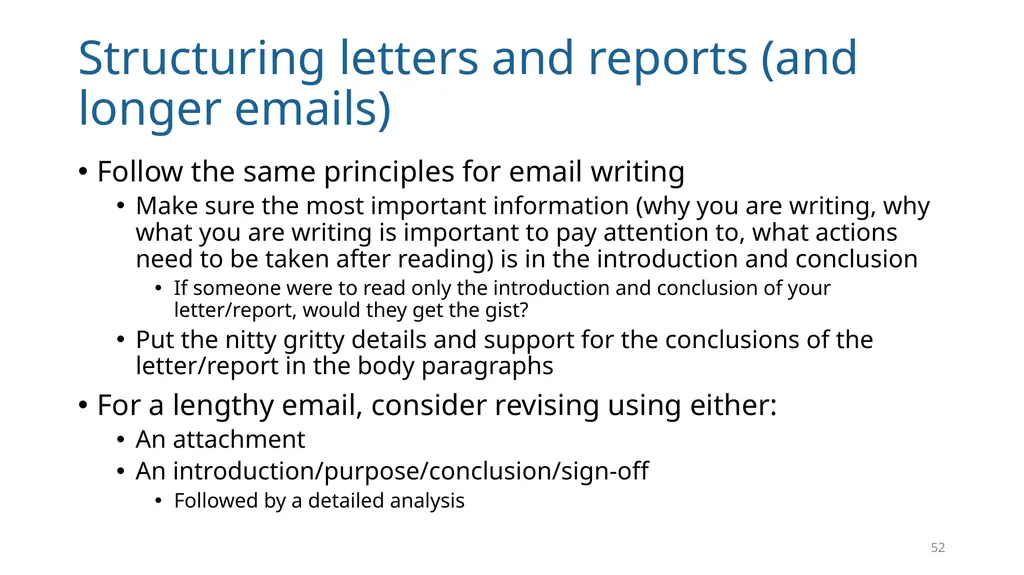 Write Good, Part 1 Structuring Your Writing June - slide 52 of 56