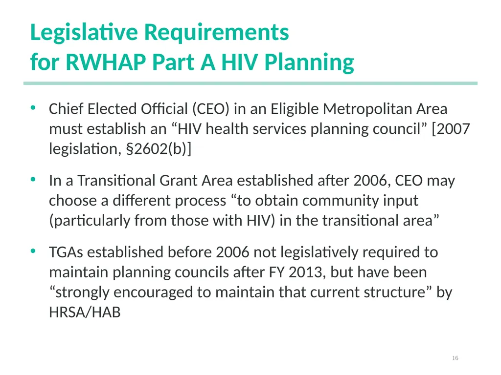 Planning Council New Member Orientation 1 [Notes - slide 16 of 73